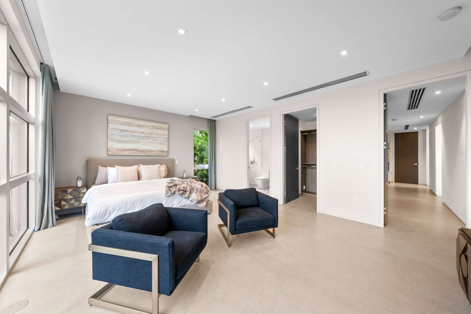 An inviting sanctuary that blends modern sophistication with the comfort and scale of a private luxury residence.