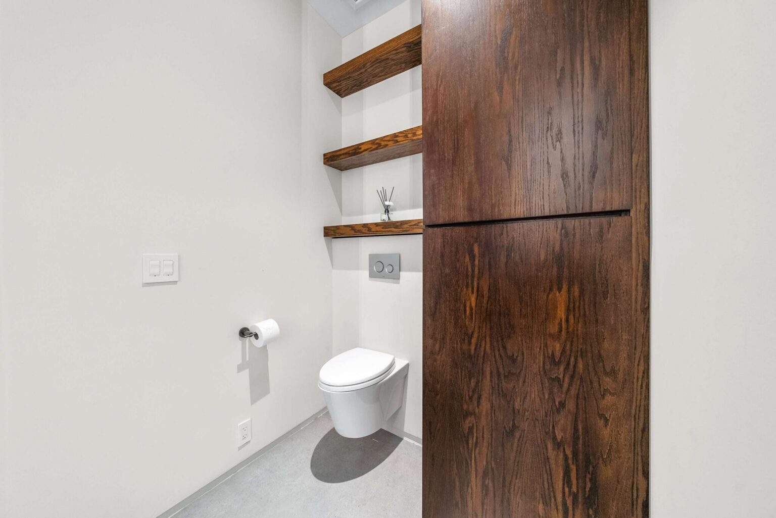 A discreet luxury amenity showcasing bespoke cabinetry, designer details, and impeccable craftsmanship.