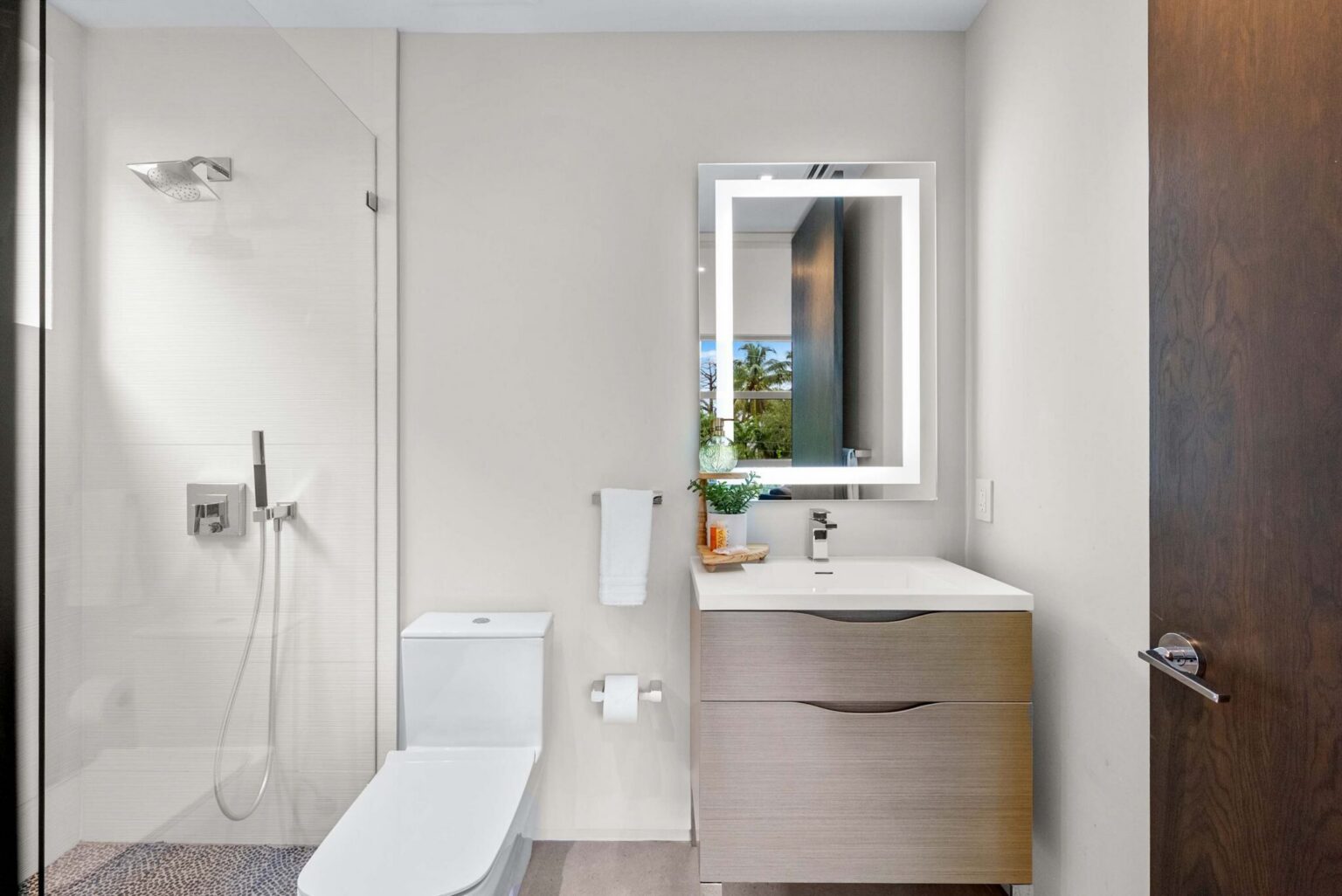 This beautifully appointed en-suite combines premium fixtures, contemporary styling, and effortless comfort.