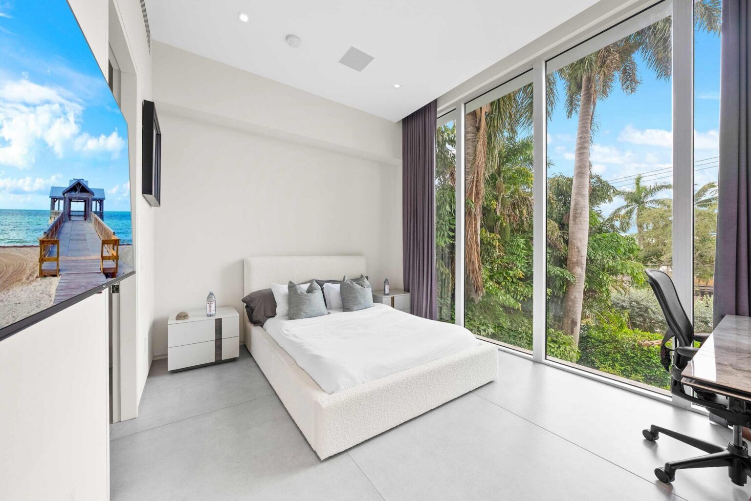 This sophisticated suite offers a peaceful connection to the surrounding landscape while maintaining complete privacy.