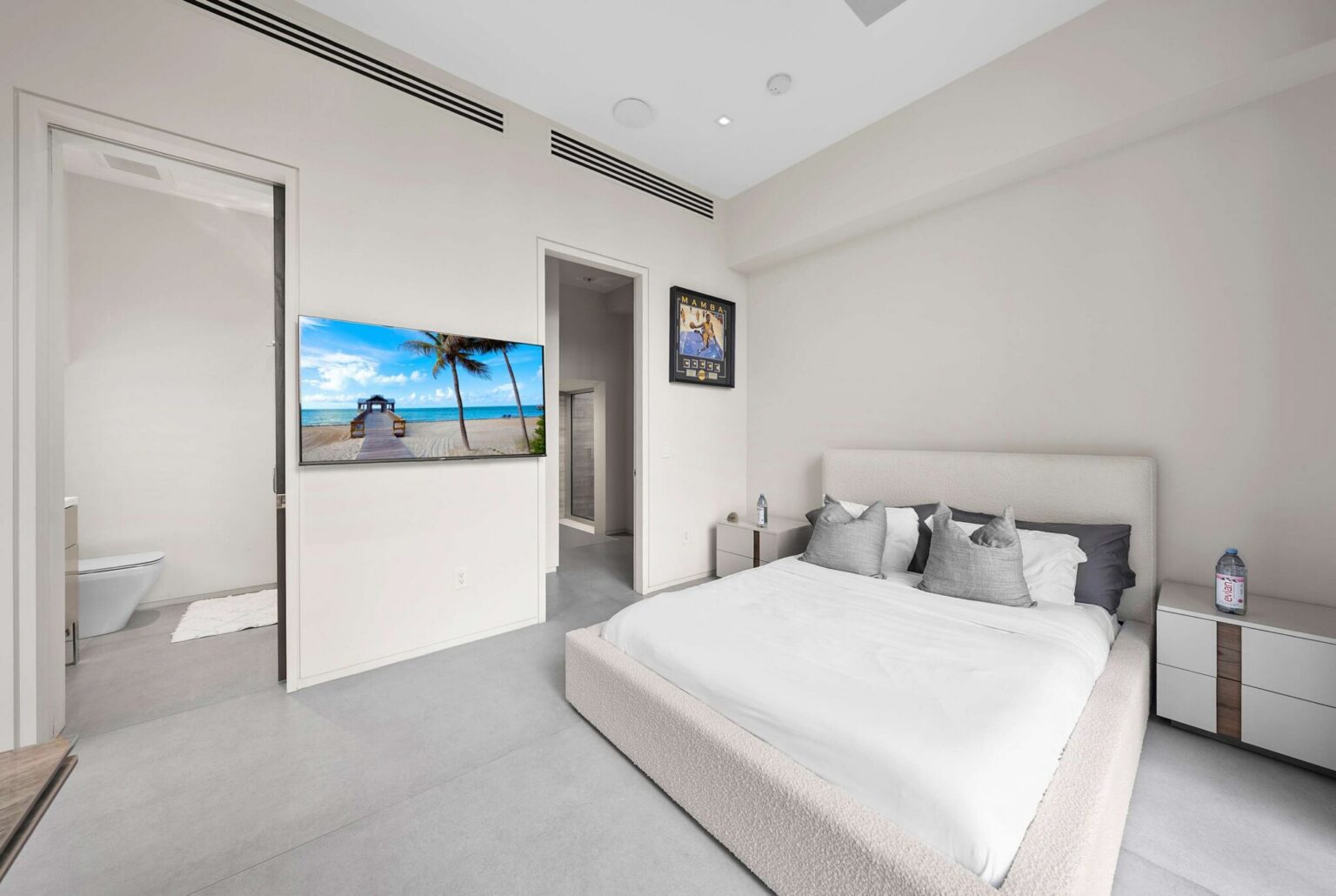 Elegant guest sanctuary designed for rest, privacy, and relaxation.