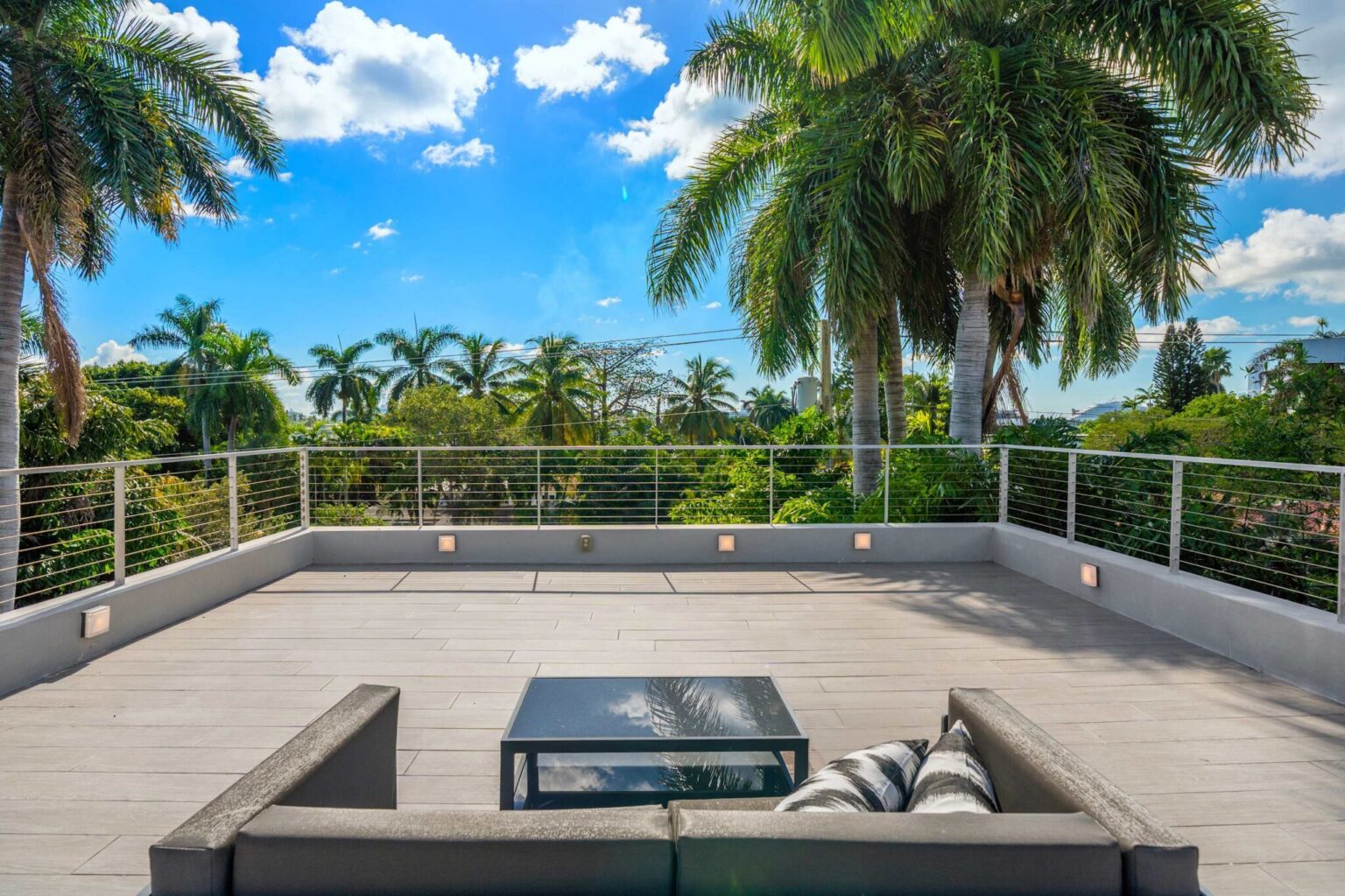 An elevated outdoor retreat designed for sunset cocktails, lounging, and effortless entertaining.