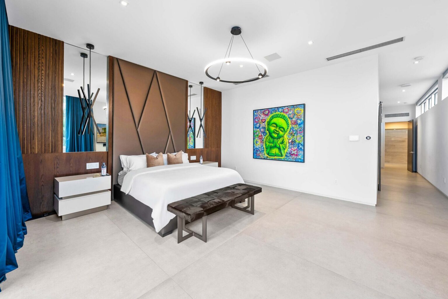 A luxurious private sanctuary where generous proportions, designer furnishings, and refined details create an elevated retreat.