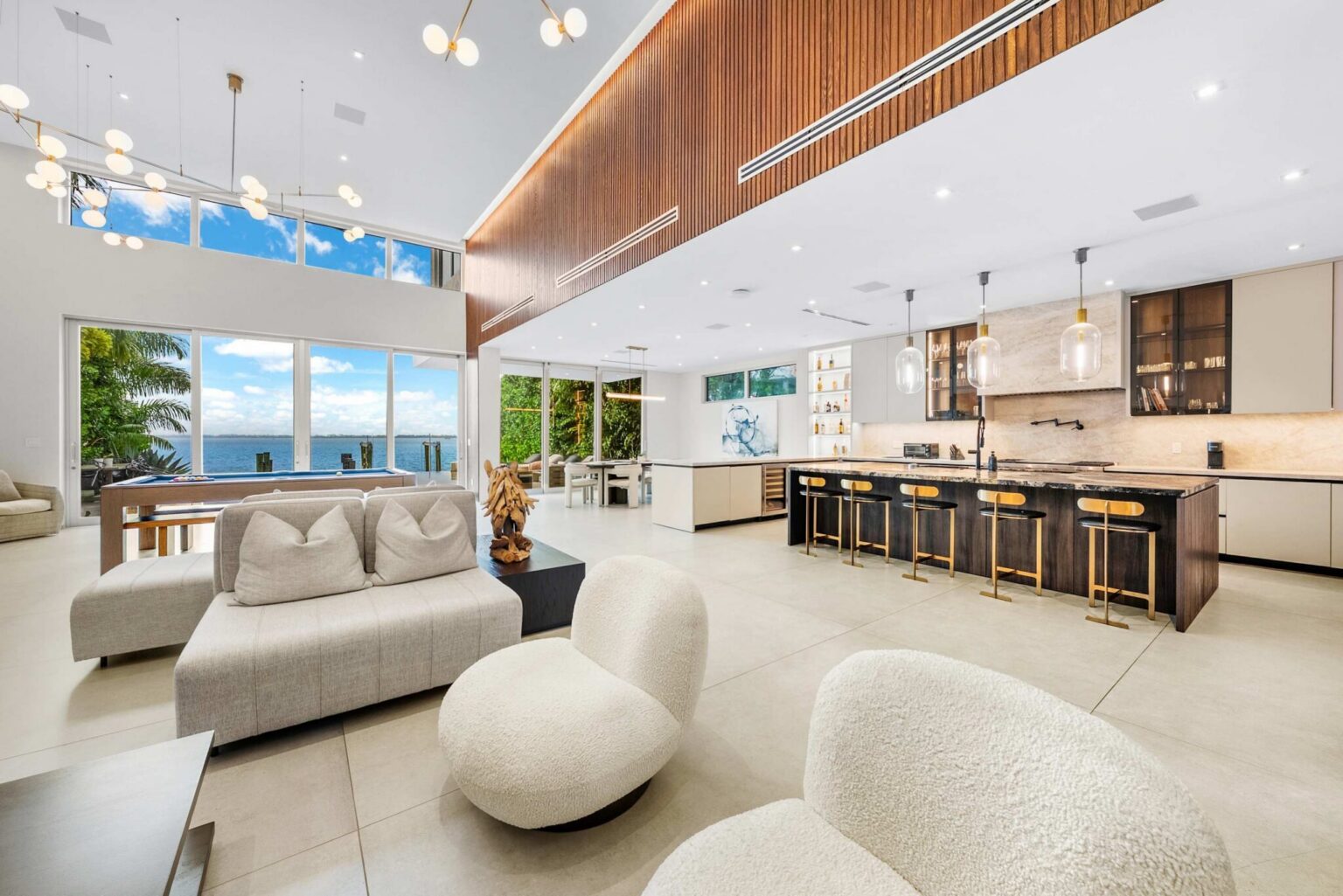 Modern luxury retreat with soaring ceilings, designer finishes, and seamless indoor-outdoor living.